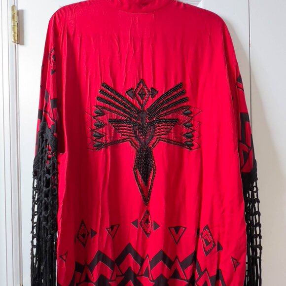 Rare Spell & Gypsy Opium Red Kimono OS - Picture 8 of 14